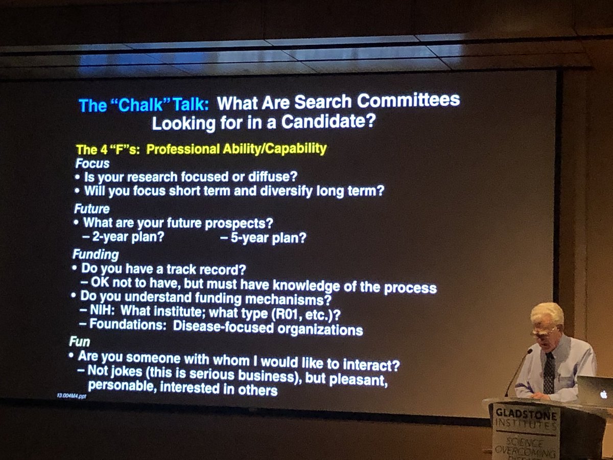 sudhakrish2's tweet photo. Unraveling the four “F’s” of a search committee looks for ! #preparingfuturefaculty #postdocs #lifesciences @Gladstone_GO @GladPostdocs @GladstoneInst https://t.co/8SUO7mxonW