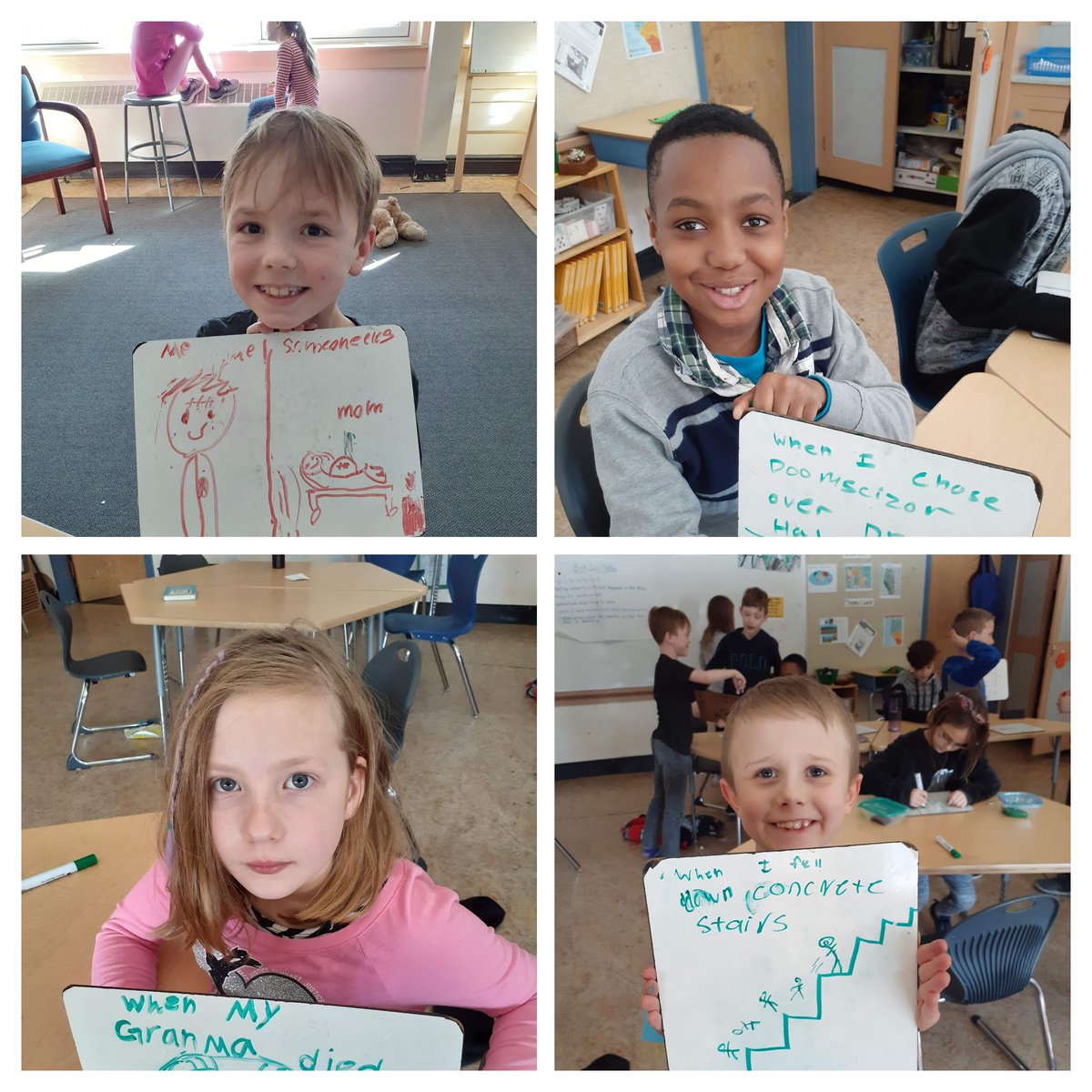 kearneysclass's tweet photo. So proud of the bravery and courage students showed in discussing feats of perseverance and resiliency they've shown in their lives. Thanks @MadsCharns for initiating the discussion for us! @ClassroomChamps @yyCBEdu #perseverance #resiliency #colonelwalker https://t.co/pZpckEbIcn