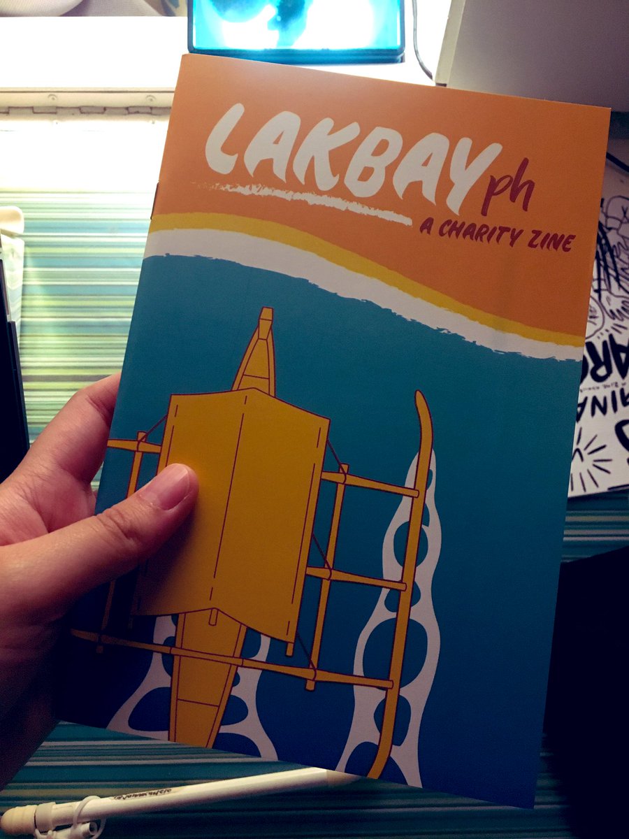 yanpyre's tweet photo. finally got my copy of lakbayph zine!! great art hehe please support @AshfallP to help taal victims, they still have leftover zines :D https://t.co/Es7hHcCte6