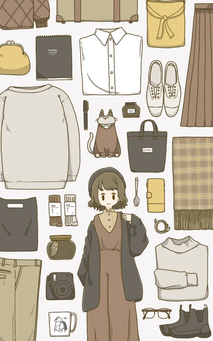 #これを見た人は服の絵を貼れ 