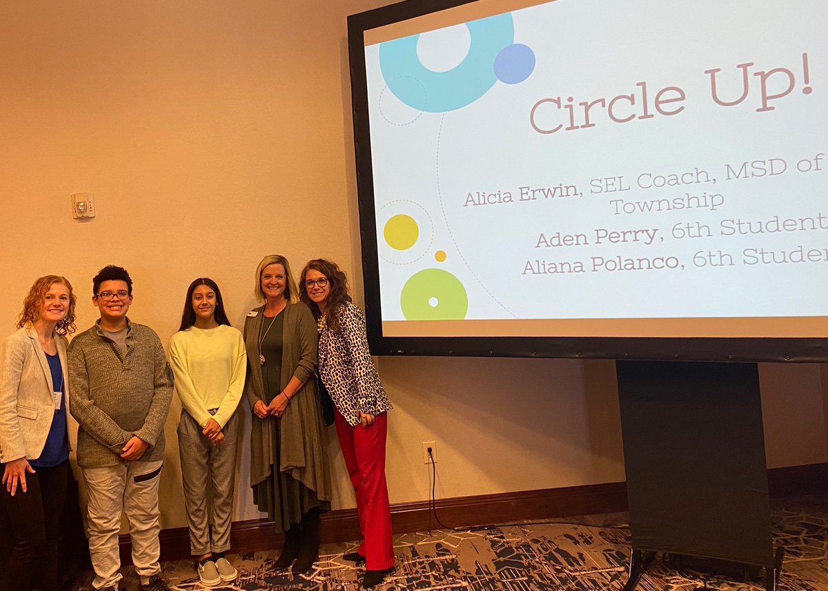 McClelland_ES's tweet photo. I am incredibly proud of these two scholars for presenting about being Social Emotional Student Ambassadors with educators from across the state at the Whole Child Summit today! They represented #theMac and @WayneTwpSchools so well! #wearewayne #SEL https://t.co/hzHfn4XTIh