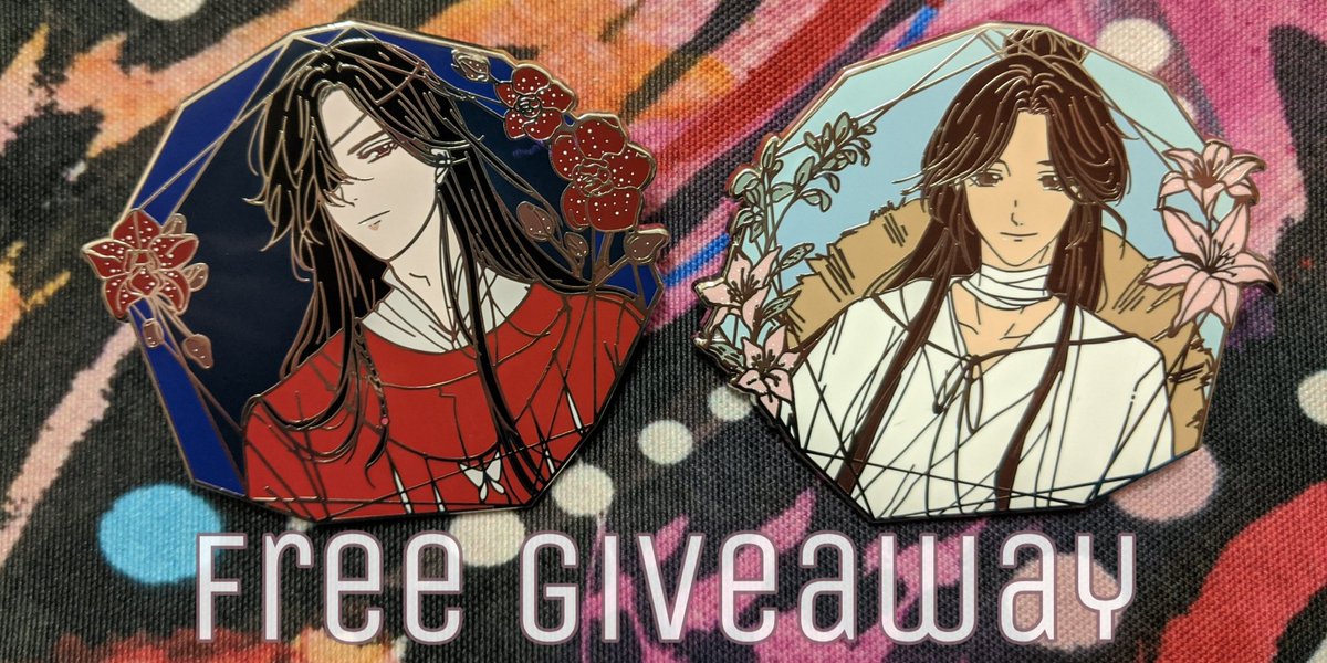 GabyGaberella's tweet photo. Free giveaway for my MXTX people. I have two flawed Hualian pin sets to give away to two winners. All you have to do is retweet to enter! I'll pay shipping costs. International welcome. 🦋 Winners will be chosen February 26th. https://t.co/uypVKFokpi