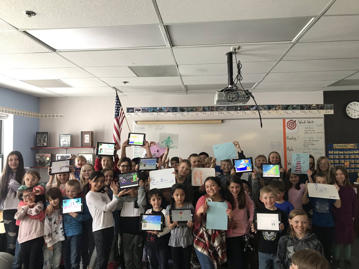 SCEfirstgrade's tweet image. Designing solutions for real world problems w/ 5th grade buddies today.

Using light or sound, how could you re-design a tool or create something new in order to help a ship at sea during a storm? Lots of wonderful collaboration and thinking went on!
#SCoveEl @CrysLaneMiller