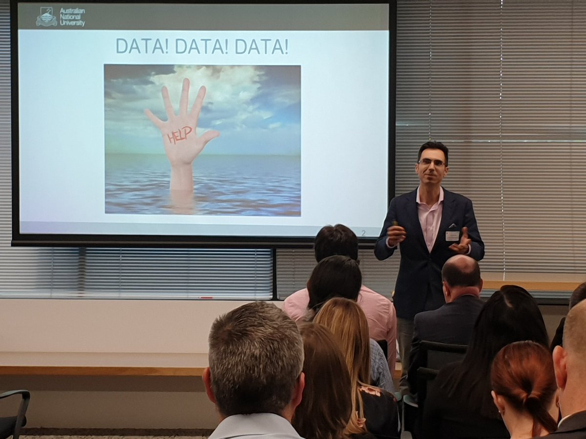 ConnectPSN's tweet photo. Dr Alex Antic from the ANU: "Our problem is not a lack of data". Correct! HOW we take advantage of our data assets to take acton is key ... Data science!
#PSNdata @ConnectPSN https://t.co/vxkRa8lYI3