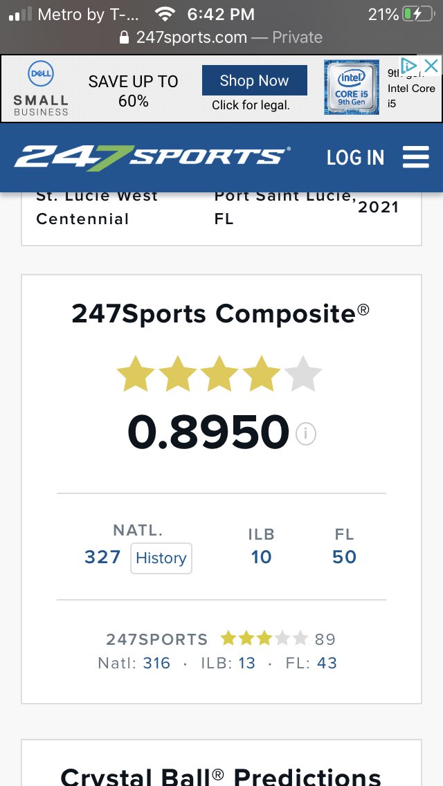 Deshauwn22's tweet photo. Blessed to be ranked the 10th best ILB in the country and the state of Florida’s top 50 https://t.co/uS354tQsGN
