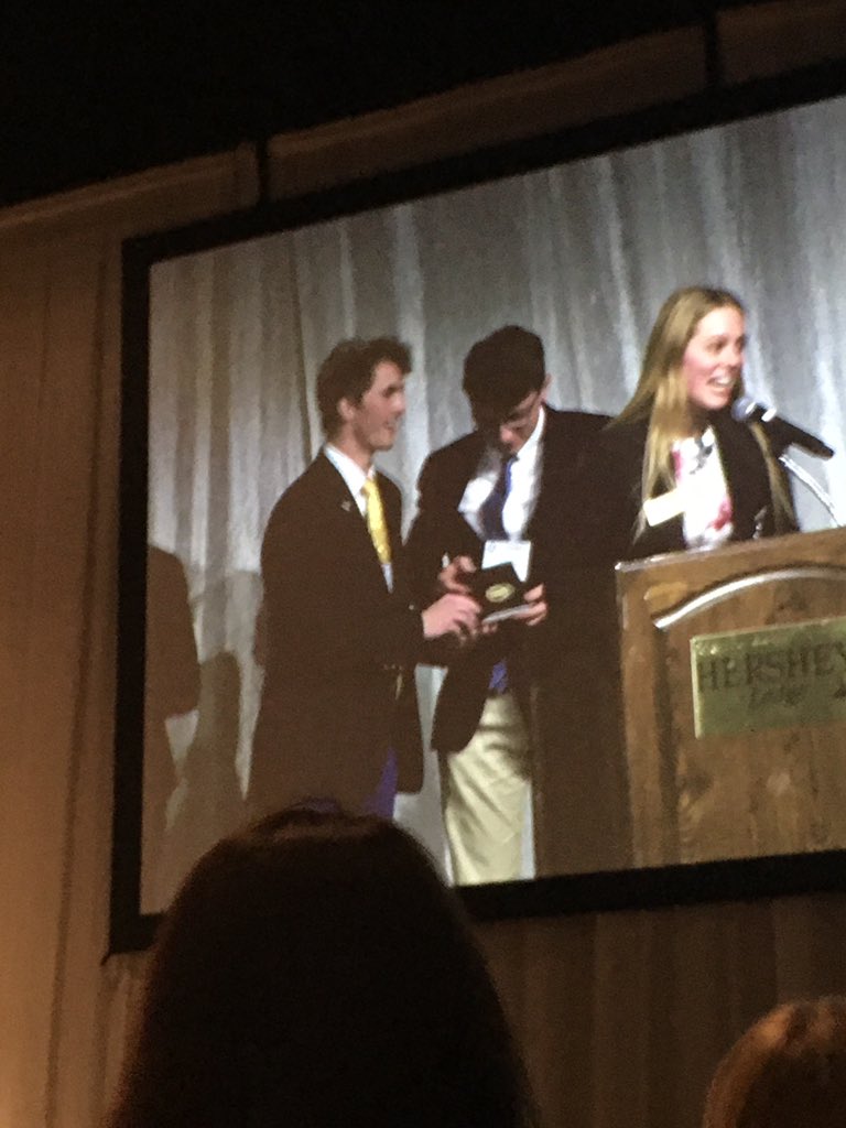 It’s opening night at the Hershey Lodge and <a href="/BerksCatholic/">Berks Catholic</a> is ALREADY BRINGING HOME THE AWARDS! BC was honored with the top tier award for our Plan of Action!!😎🤪