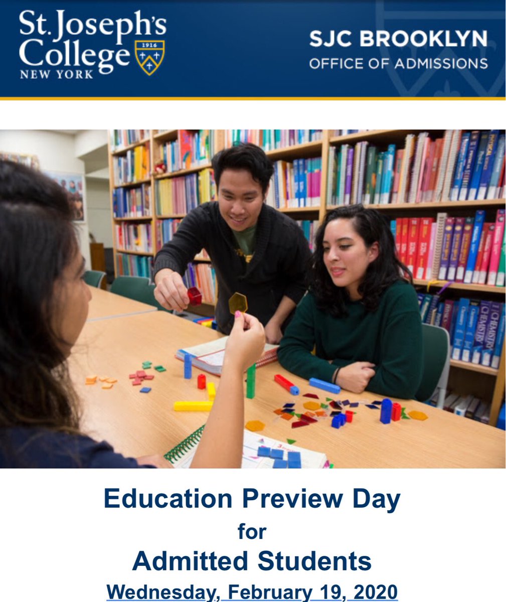 sjcbkchildstudy's tweet photo. Delighted to have spent the day with high school seniors from 9 different schools who are interested in pursuing a degree in education at SJC’s Brooklyn Campus! @sjcny @sjcbkadmissions https://t.co/T0yabgBFJx