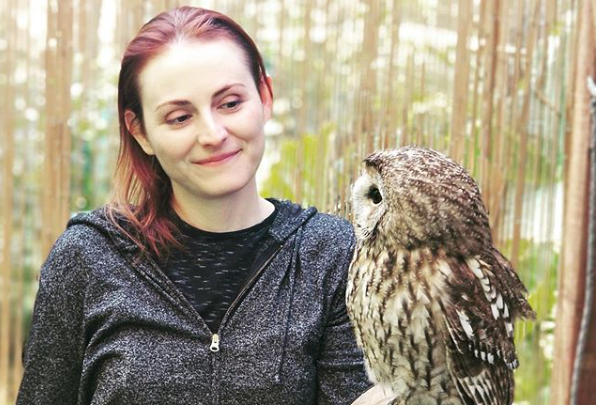 WLC_Wildlife's tweet photo. Hold a beautiful tawny owl on a glove and learn the truth about those eyes, how they’re able to turn their heads so far, and if they’re really as wise as they look! 
photo by @nikolcatm #tawnyowl #owlsofinstagram #wildlifelearningcenter #animalsanctuary #thingstodoinla #sylmar https://t.co/87o1MXnIPh