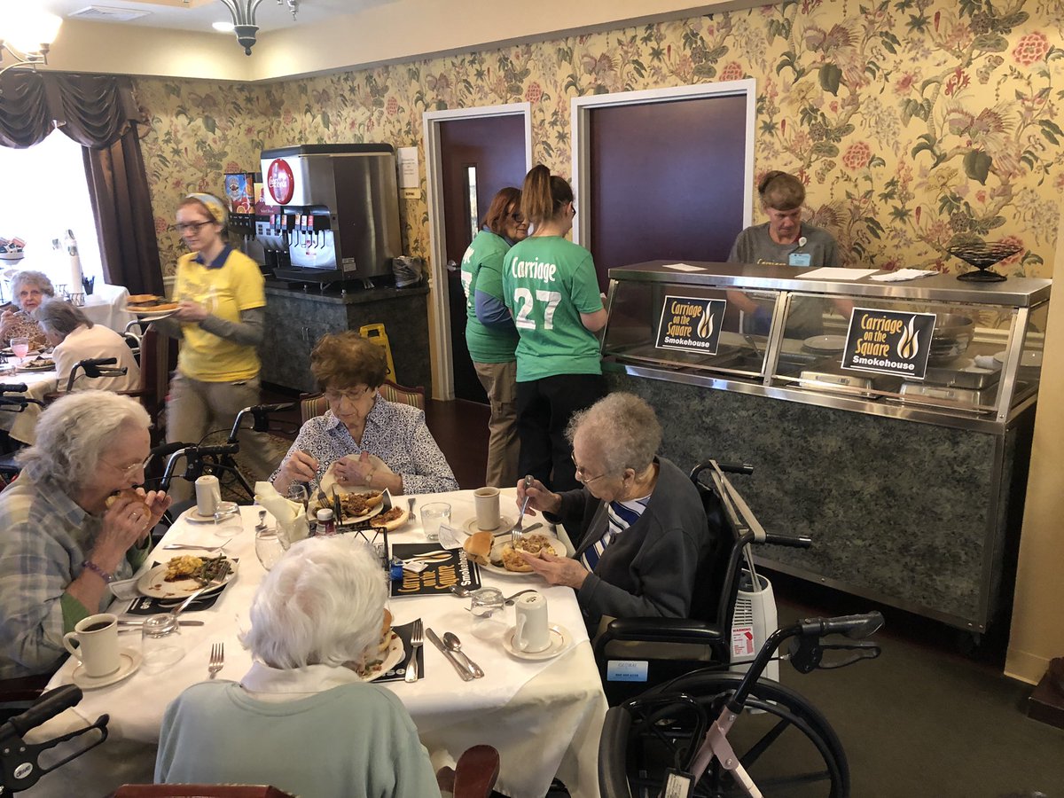 Taste of Town - Carriage on the Square. <a href="/CarriageOnTheSq/">CarriageOnTheSquare</a>  <a href="/AspenPlaceHC/">Aspen Place HC</a> <a href="/TrilogyLiving/">Trilogy Health Svcs</a> @trilogybff
