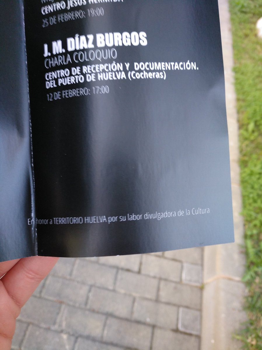 dolochoquerita's tweet photo. #Latitudes21 celebra su 11ª edición del Festival Internacional de #Fotografía de #Huelva #Latitudes del 6 de febrero al 28 de marzo @latitudes21 Cartel: fotografía de Sergio Texeira Ponce #Setex

*En honor a #TerritorioHuelva @TerritorioH por su labor divulgadora de la #Cultura https://t.co/zeXixiVLEt
