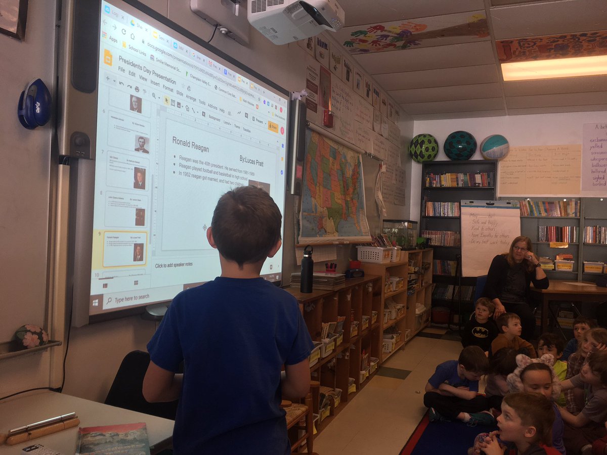 AprilDelphia1's tweet photo. The second graders enjoyed sharing about past presidents at our Presidents day assembly! They did a wonderful job! 🇺🇸 @SMS_Bolton @mmuusdvt @BTomasiGay @cbristol21 https://t.co/0IRvU0J37V