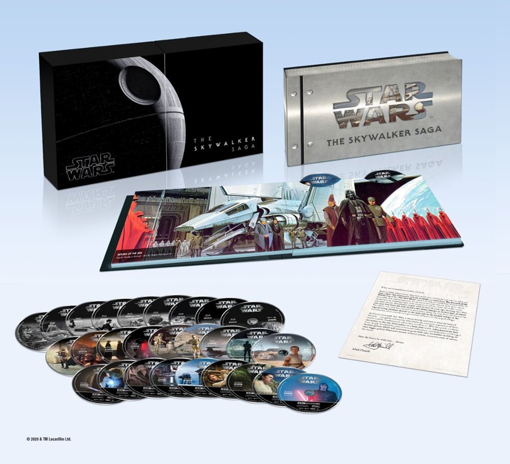 StarWarsAmigos's tweet photo. Primera imagen de la Edición #Bluray #4K #UltraHD de "La Saga #Skywalker"! 🤯🤩 Disponible el 31 de marzo en exclusivo en los locales de @BestBuy, Estados Unidos. #StarWars #SkywalkerSaga #UHD https://t.co/bc9N1auiRy