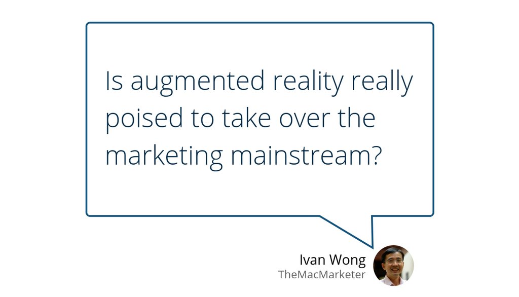 "Is augmented reality really poised to take over the marketing mainstream?" lttr.ai/NZCQ #AugmentedReality #Snapchat