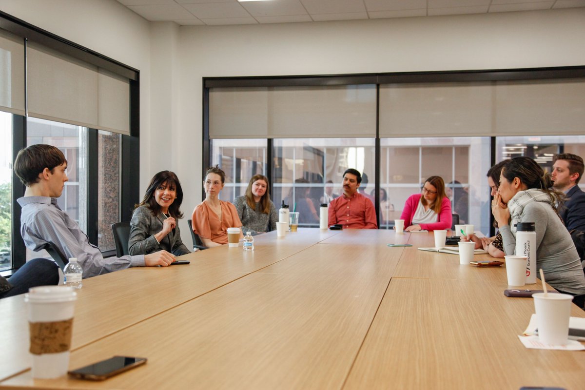 GPEC's tweet photo. Yesterday we had the opportunity to learn from board member &amp; visionary education leader Dr. @MariaHMarinick, who shared with our team how the #AZ education landscape is shifting to become more collaborative &amp; focus on student health as a part of the education process. https://t.co/BSJvTFct0U