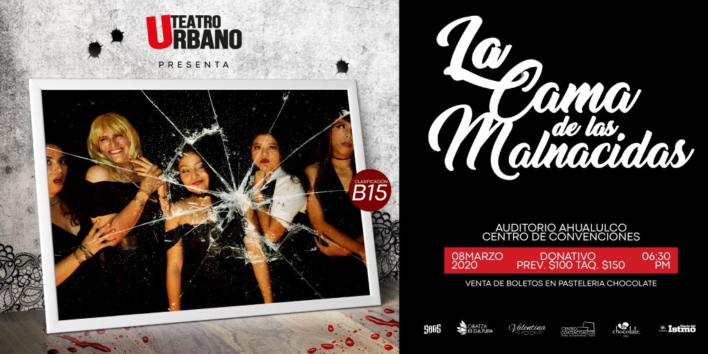 CentroCoatza's tweet photo. • 👄 La Cama de Las Malnacidas 👠 • Teatro Urbano https://t.co/v9DUn9RF7y https://t.co/SiH2NoOPJt