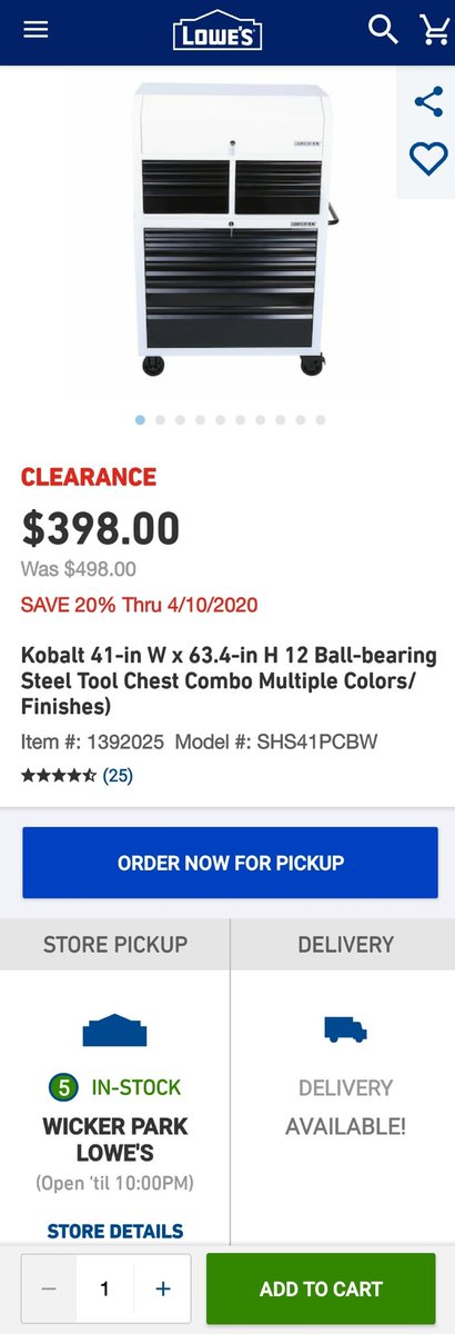 TonyBerte's tweet photo. @Lowes Are we not searching the same database? Or is this just some cruel bait and switch prank that's gone on for far too long? https://t.co/LmpyFxIDow