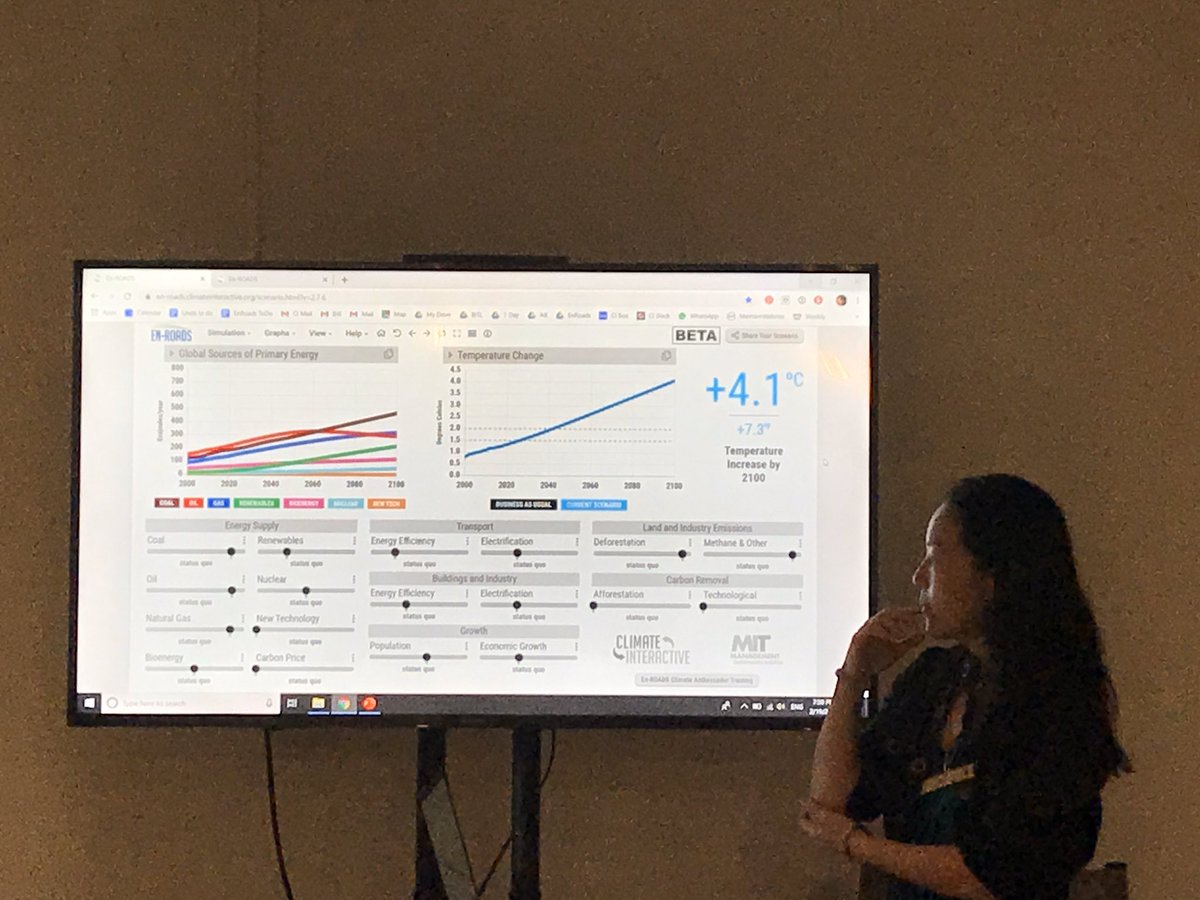 JPRitten's tweet image. Great #ClimateWorkshop by the nonprofit Before It’s Too Late and Linda Cheung at The #SustainabilityHub at @MIAMIIRONSIDE using @MIT software to simulate #ClimateSolutions and #ClimateImpacts called En-Roads