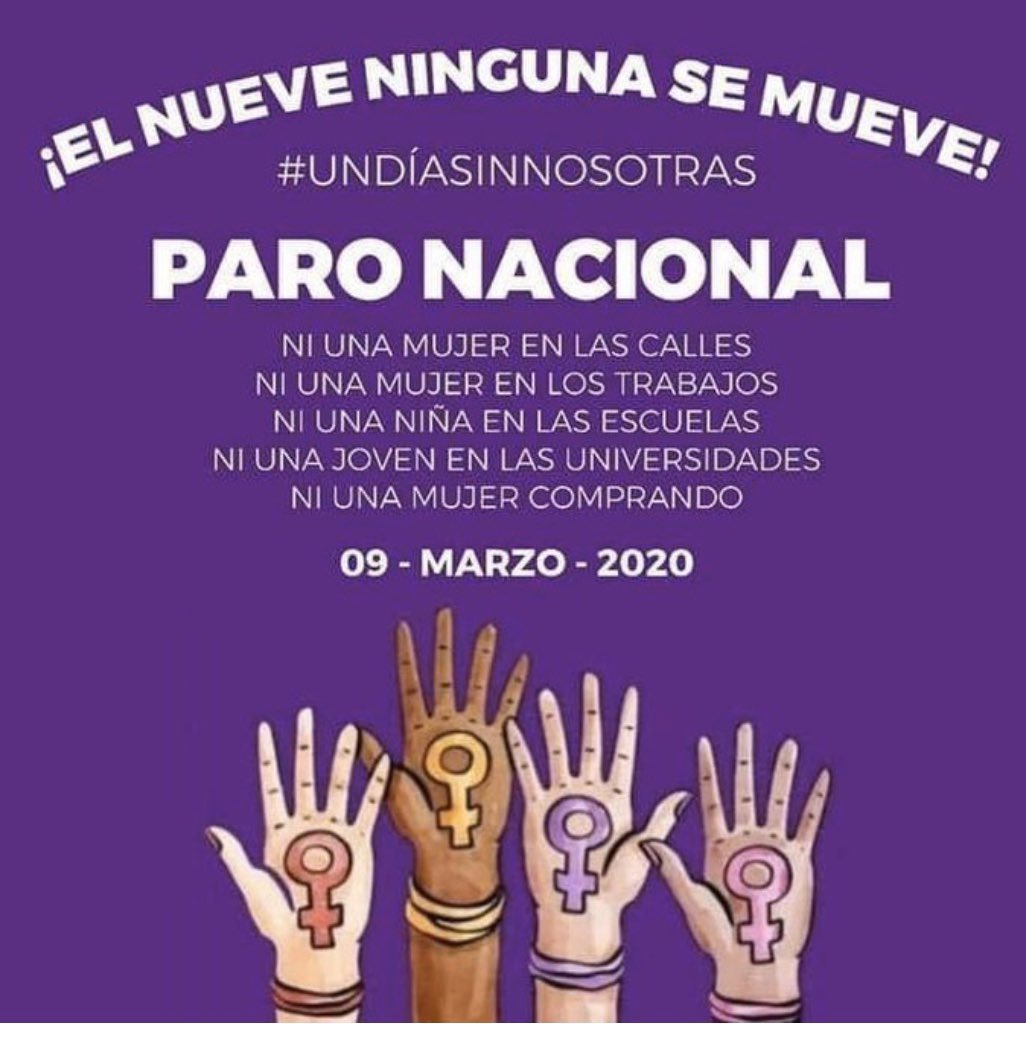 RoxPulce's tweet photo. #UnDiaSinNosotras https://t.co/rcCht6oJ8y