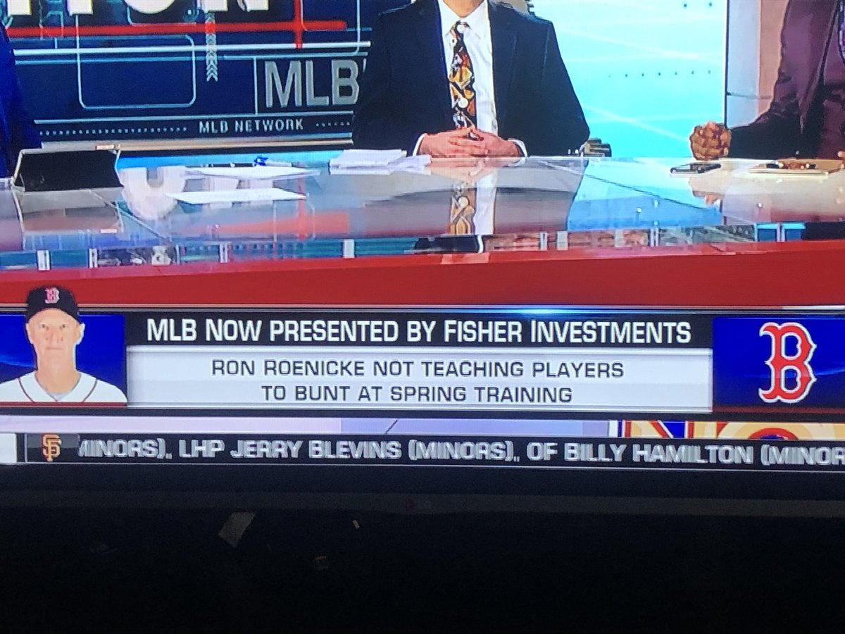 baseballruben's tweet photo. Donโt know too much about new Red Sox manager Ron Roebuckโs. But I love this. #smrtbaseball https://t.co/EhKeA5tjjo