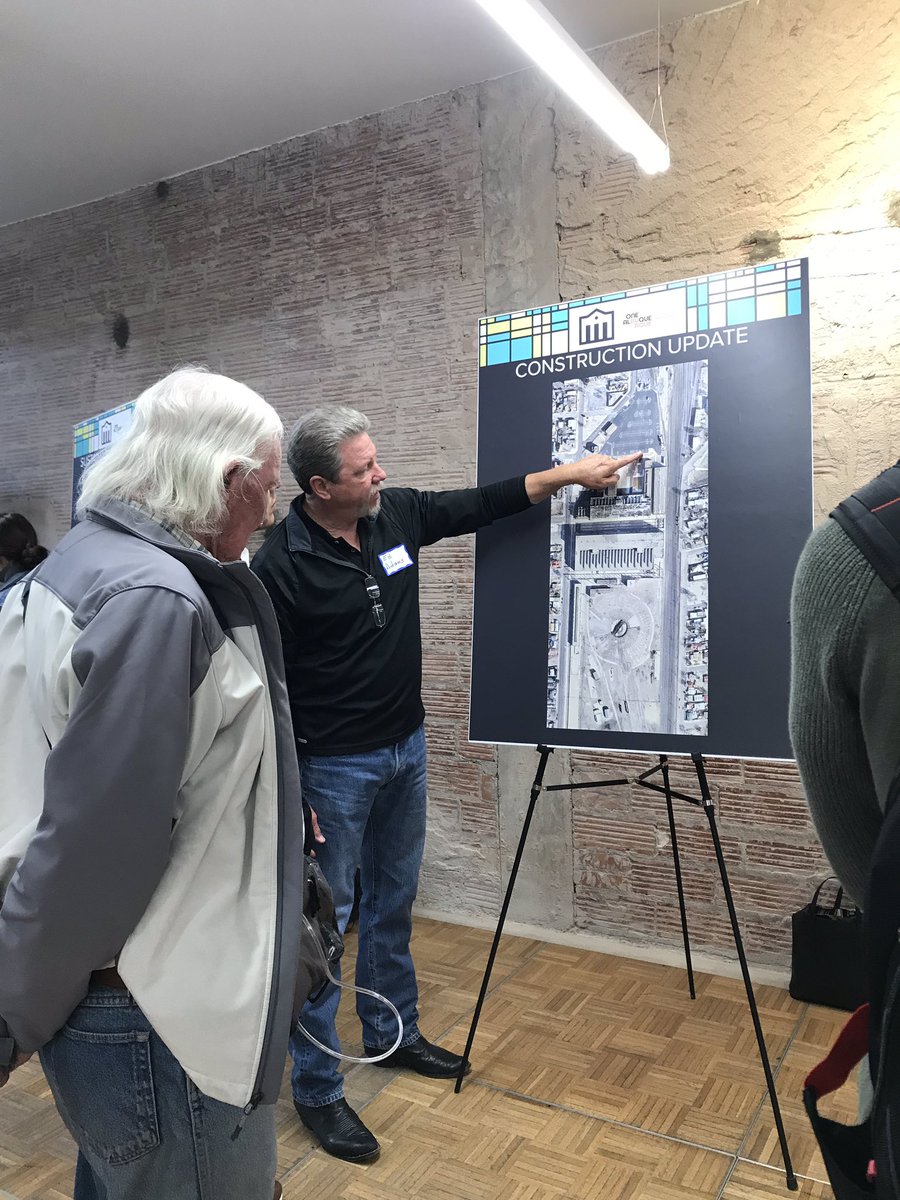 ABQRailYards's tweet photo. 📢 HAPPENING NOW! The Rail Yards public meeting. It’s not too late come down to B’Ruppe (807 4th Street SW). Learn about the upcoming projects, construction updates, sustainability and environmental efforts, film, housing or come tell us your Rail Yards story! Here until 8pm! https://t.co/WrR03W9dtp