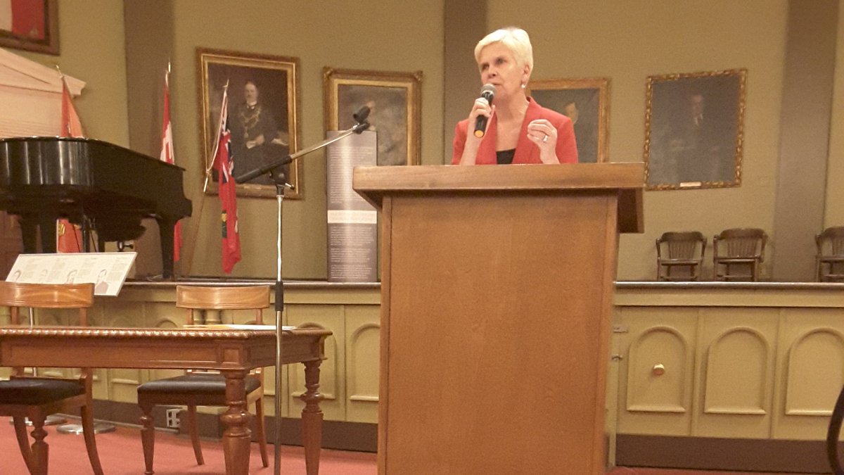 Closing remarks from Sandy Sheahan of <a href="/SPEAKingston/">SPEAKingston</a>. #ygk