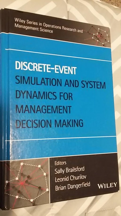 cchristinektang's tweet image. What are you reading? I enjoy Prof. Brailsford's writing. She is also a very kind person.
#Reading #SystemDynamics #DiscreteEventSimulation #Simulation #ORMS #OperationsResearch #OperationalResearch
