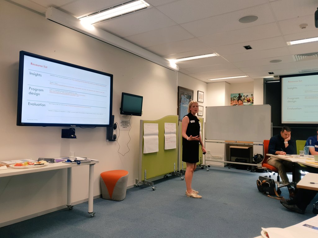 BNSW_rachel's tweet photo. Great morning of learning about all things program evaluation for our @OOSNSW HER SPORT HER WAY programs! Thanks @LindseyReece28 and @bridgetcfly for making data and evaluation much easier! #hersportherway #makingdatafun https://t.co/qDQt0Sj3ar