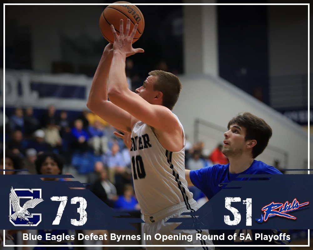 CHS_BlueEagles's tweet photo. Blue Eagles Win!

Led by strong performances from seniors Marcus Nastase (23) and Dom Campo (20), Clover defeated Byrnes in the opening round of the @SCHSL playoffs.

The Blue Eagles will travel to Irmo on Saturday for the second round.

#BlueEagleNation
#CSDinAction https://t.co/fDKaV86bQN