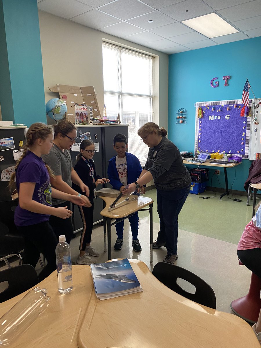 smgerberding's tweet photo. Engineer Week❤️Thank you Lockheed Martin for sending us two wonderful engineers to share with us all about the various kinds of engineers and for a fun rocket demonstration! My GT kids loved it! @TimberviewMS @KellerISDAdvAca https://t.co/ZlXYanLd76