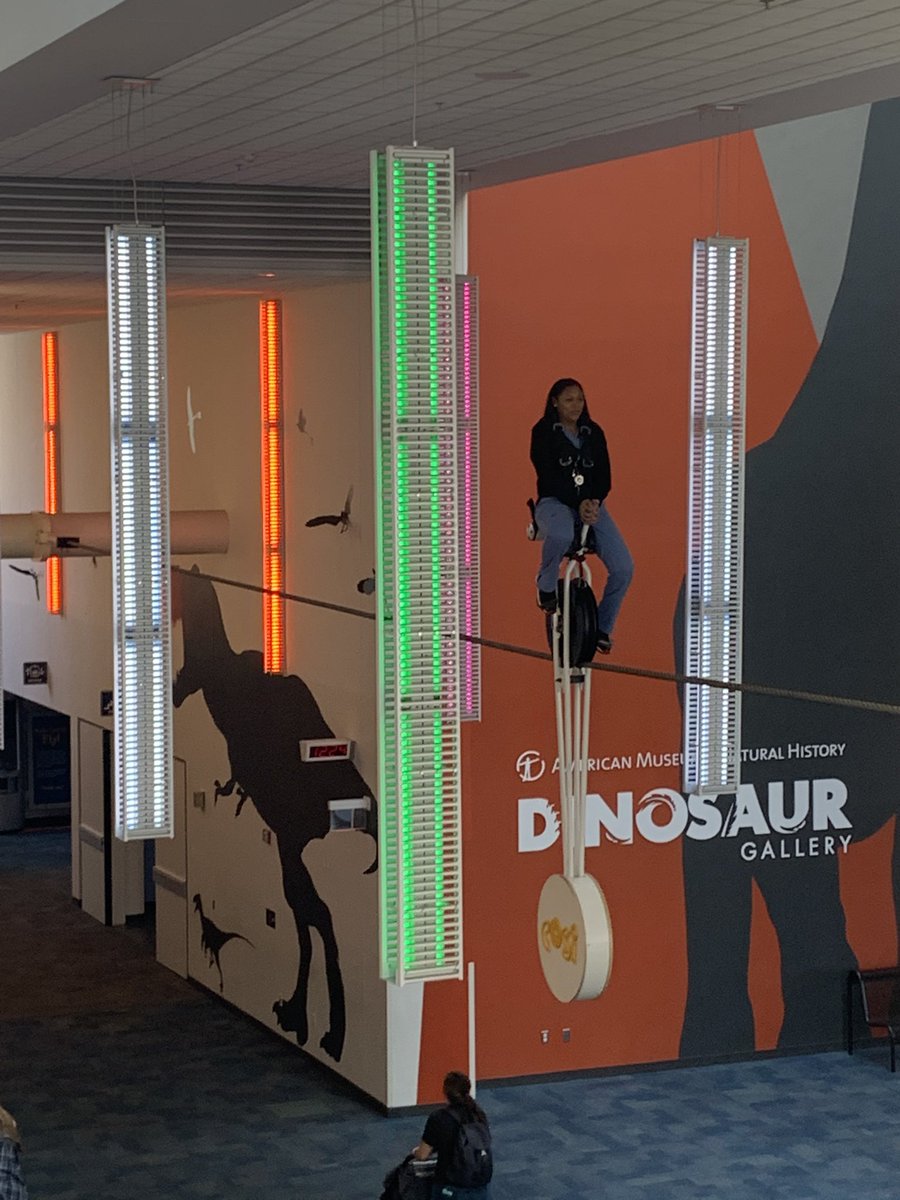 Amazing field trip today with my medical assisting, health tech and nursing, and cosmetology kids at COSI today! Got to see a few conquer their fear of heights on the bike!