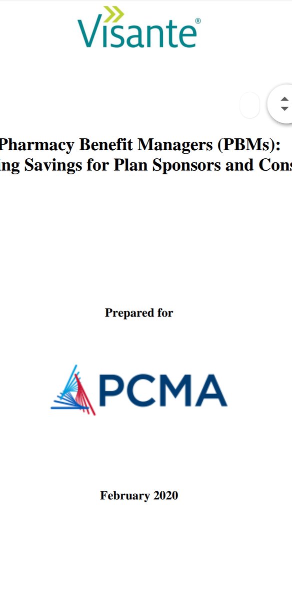 Blake_Torres_'s tweet photo. @pcmanet @VisanteInc How much did they pay you to write this report for them? While we're sharing stats Pharmacies SAVED 1 Billion LIVEs last year, PBMs saved ZERO according to IndyRx report. #PBMpropaganda https://t.co/N01HFbG08N