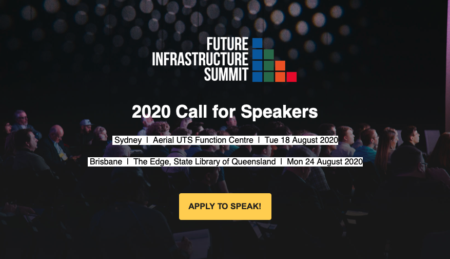 Call for speakers for the 2020 #FutureInfrastructureSummit is open now! Submit your abstract now to speak at the leading BIM/DE/Lean conference in Australasia! futureinfrastructuresummit.com/call-for-speak…