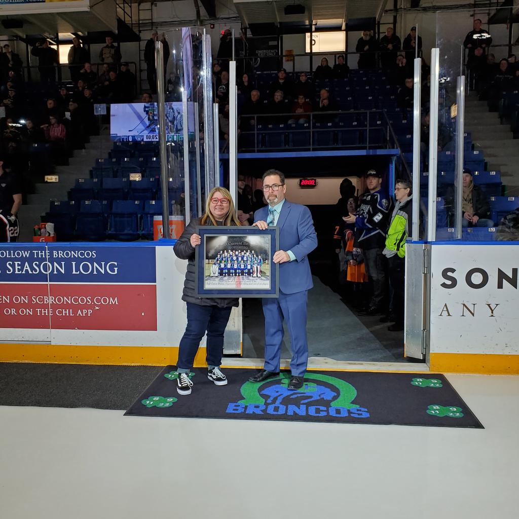 Thank you Charmaine for your years of service as our billet coordinator and for taking great care of our Broncos!