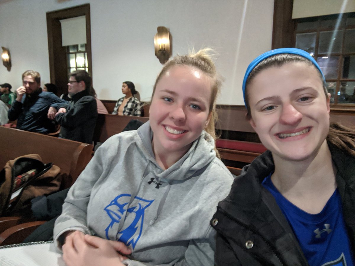 <a href="/VenitAmber/">Amber Venit</a> and I attending the Teachers for West Africa Speaker #etownengage