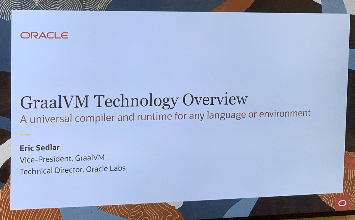 pjug's tweet image. Portland Java User Group
GraalVM Technology Overview
@graalvm #pdxtech #JavaVM