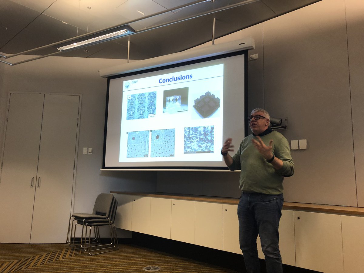 Cameron_grp's tweet image. Great pleasure to host a visit from Prof Marco Sangermano @PhotoPolymerLab today. It was wonderful to hear about his fantastic #photopolymer research. @MonashMSE @monashengineers @Materials_Girl