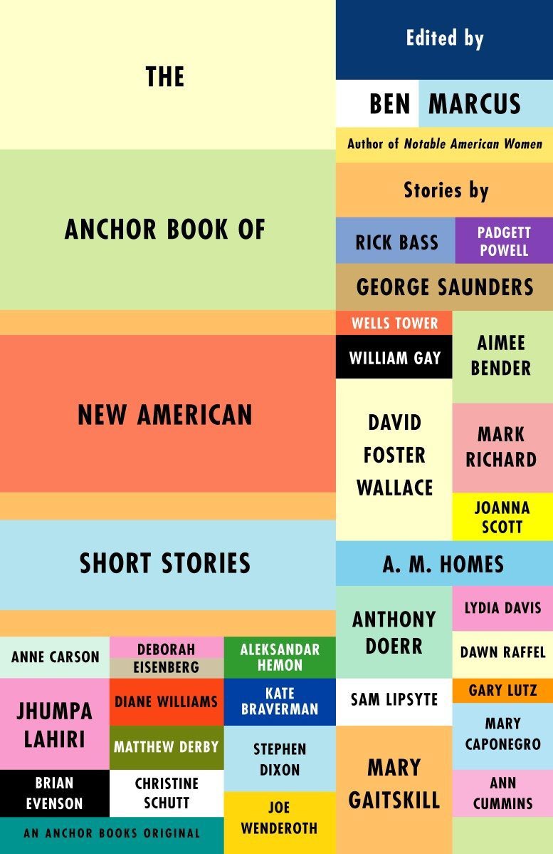 2/19/2020: “Down the Road” by Stephen Dixon, collected in THE ANCHOR BOOK OF NEW AMERICAN SHORT STORIES, edited by Ben Marcus.