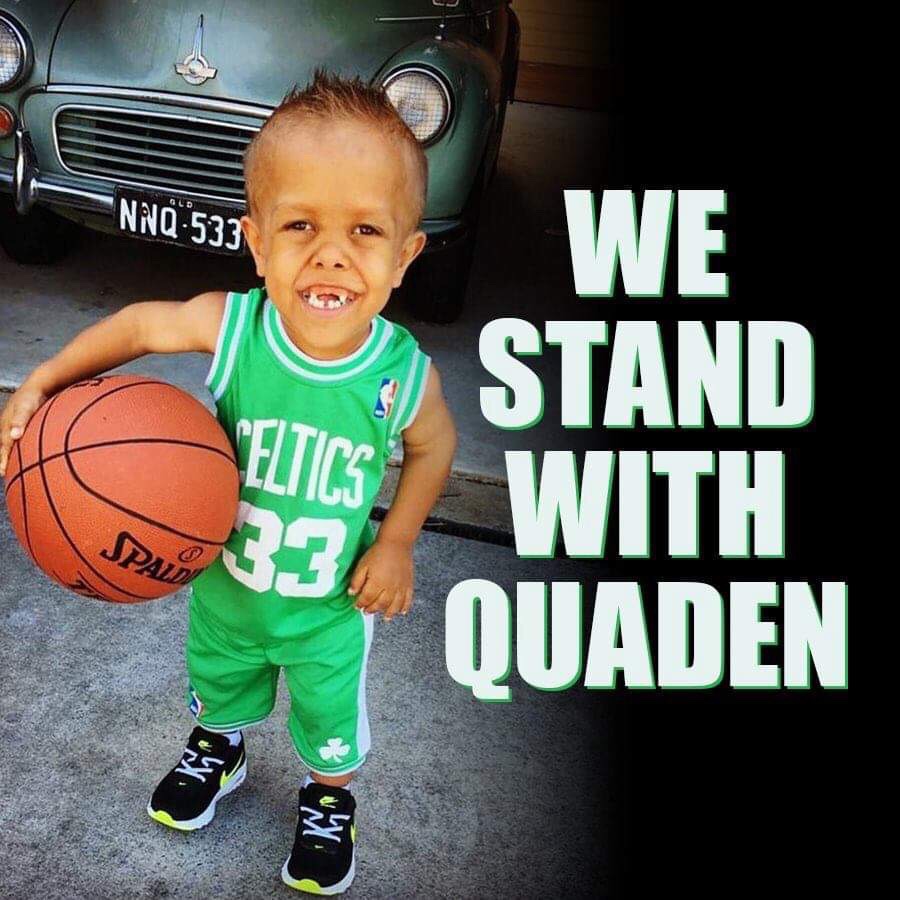 mattlogue7's tweet image. We stand with Quaden. #stopbullying ☘️💪