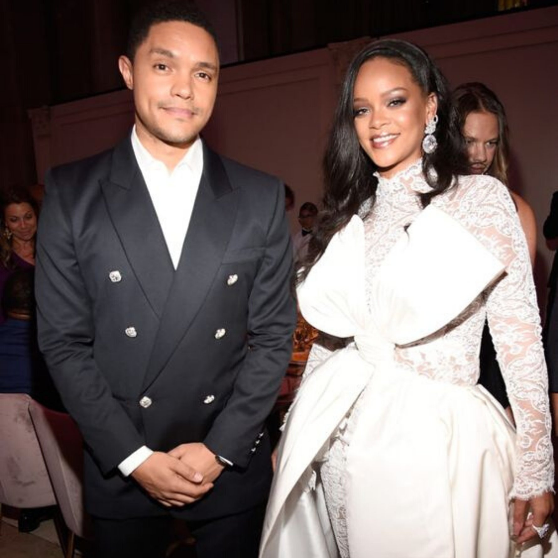 Happy birthday to Riri & Trevor Noah! We love you!     