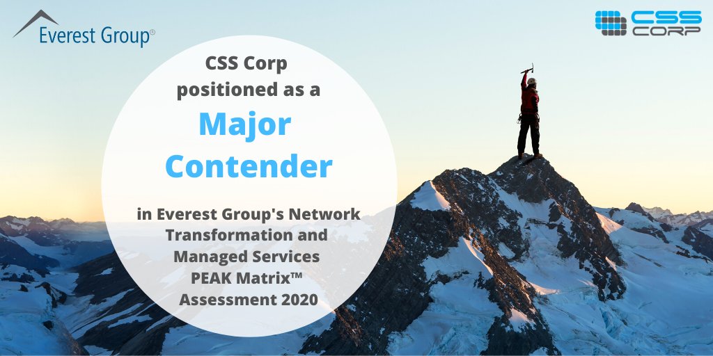 movate_inc's tweet photo. Find out why @CSSCorp is positioned as a Major Contender in the @EverestGroup's PEAK Matrix™ Assessment 2020: https://t.co/Jm3sTAxeFz https://t.co/rsmSL5dLXD