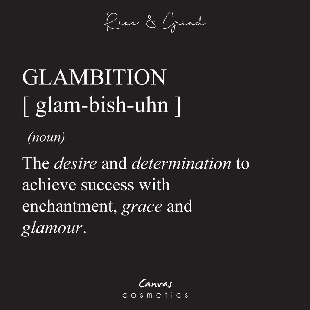 Who said women can’t slay and look good whilst doing so? Tag a #GlambitionGirl you know 🖤⚡ #CanvasCosmetics #Glambition #QOTD #BossLady #Slay #RiseAndGrind