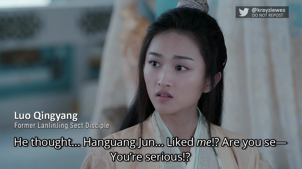 krayziewes's tweet photo. WOMEN OF THE CULTIVATION WORLD: MIANMIAN INTERVIEW

Q: We're not sure if you are aware but there is this incident in the Xuanwu cave where Wei Wuxian assumed that Lan Wangji had a crush on you. Were you aware of this? What are your thoughts? https://t.co/E36aN9SPdE