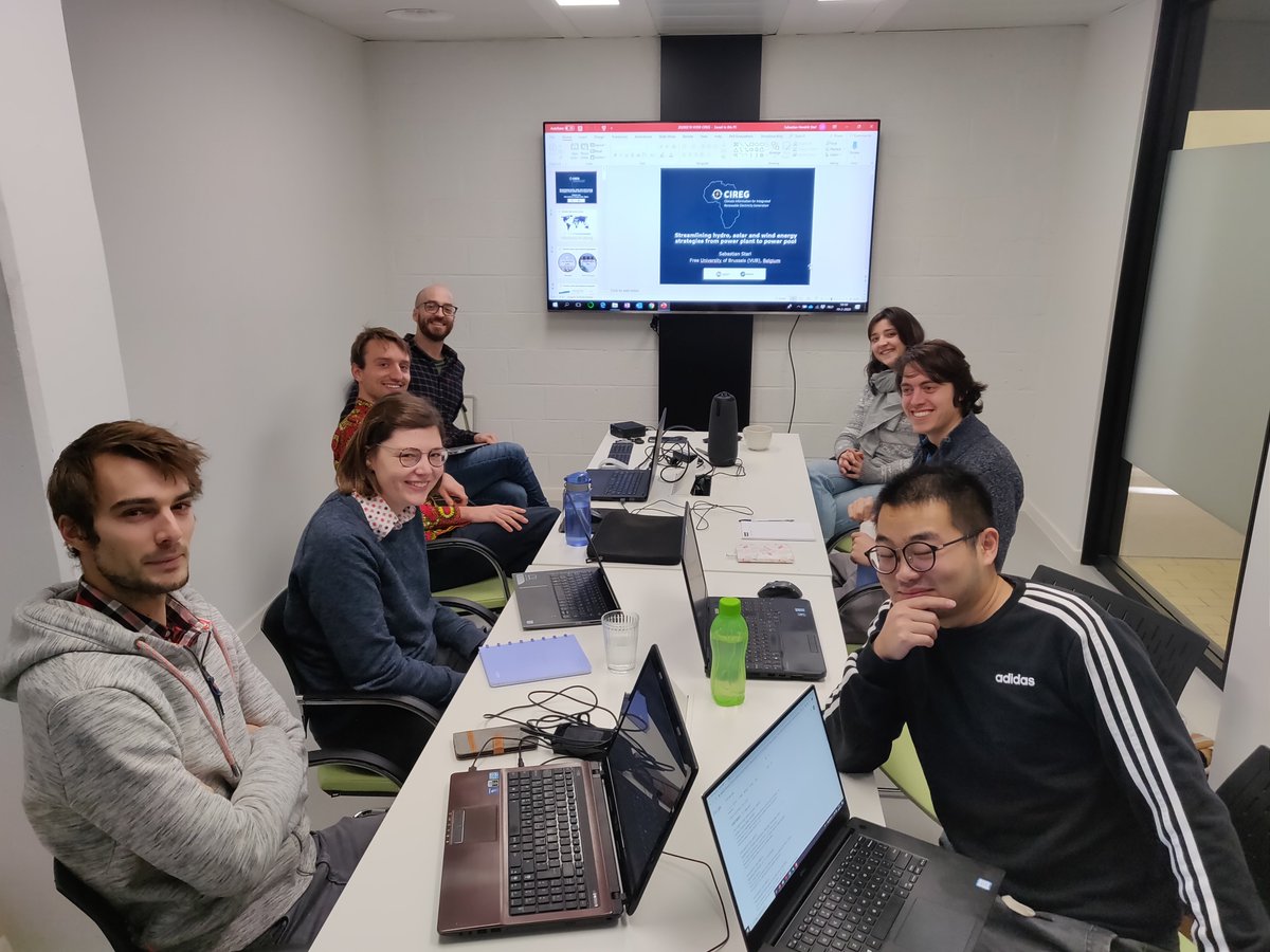 WimThiery's tweet photo. Great to start having #BCLIMATE group meetings @hydr_vub, together with @ivanderkelen, @sebastiansterl, @HertogSteven. And thanks @JonasWalle and @nvanlipzig for the visit! https://t.co/IWX890MSOw