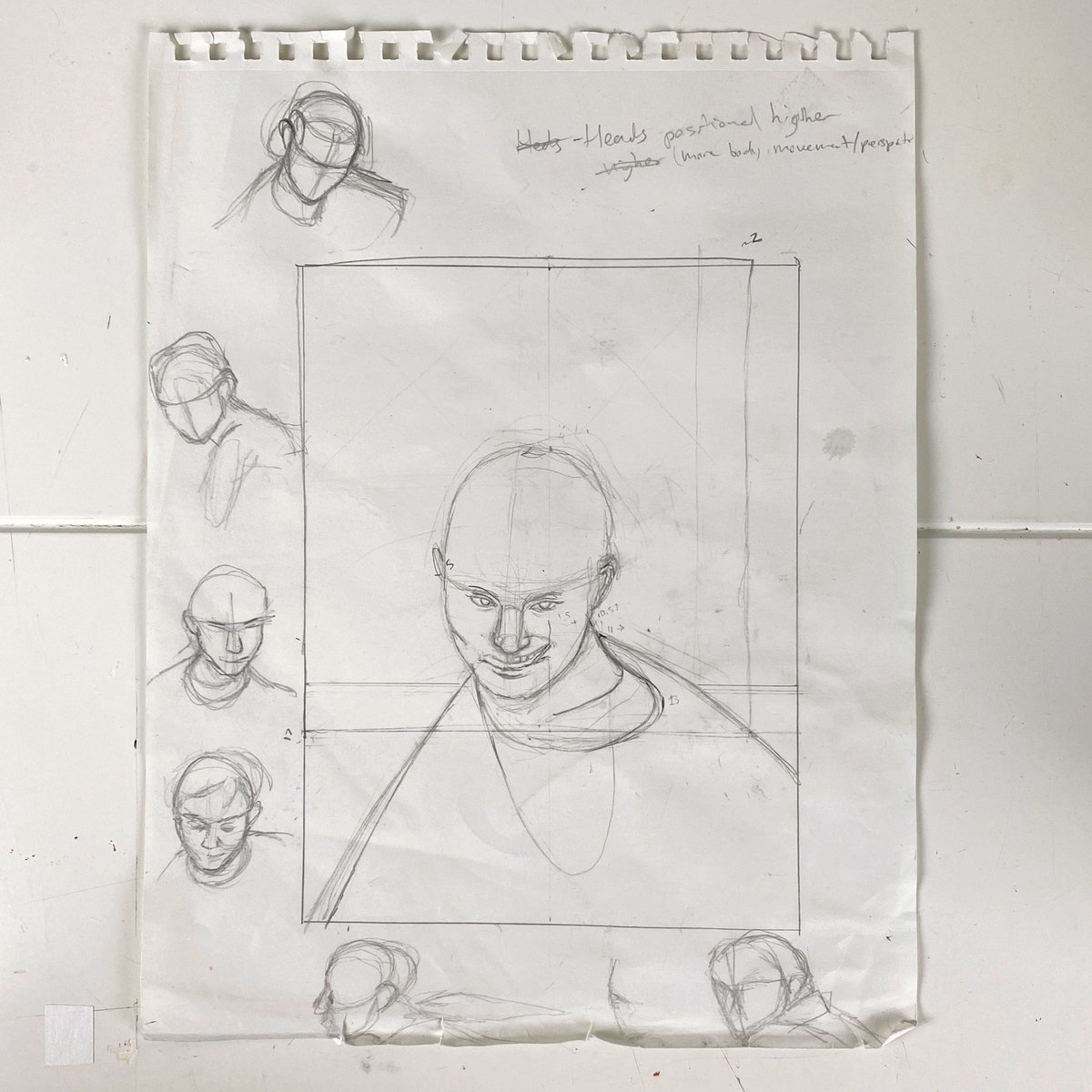 The original sketch for "Disorder" 