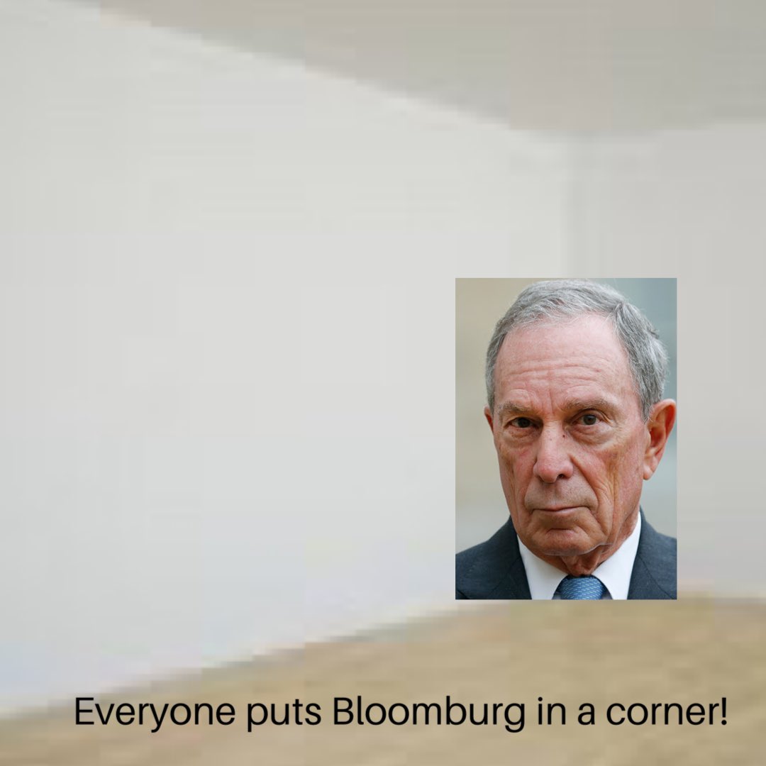 jaymartin's tweet photo. Wow!  #Bloomberg2020 got hammered by the others on stage! https://t.co/XQxhpzL8Mt