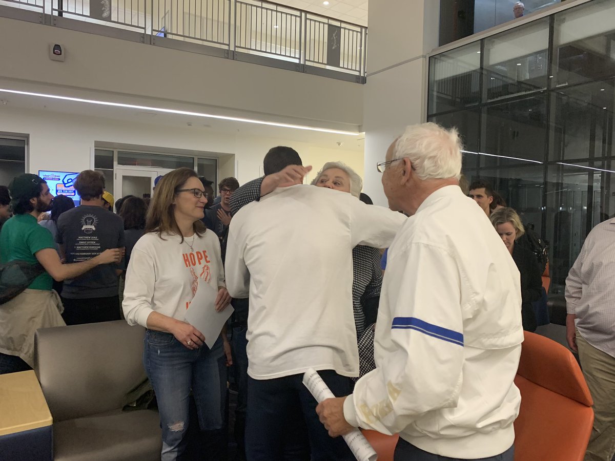 meggmcglone's tweet photo. Trevor Pope hugs his grandparents after his win #UFSG https://t.co/mLM38NuP2e
