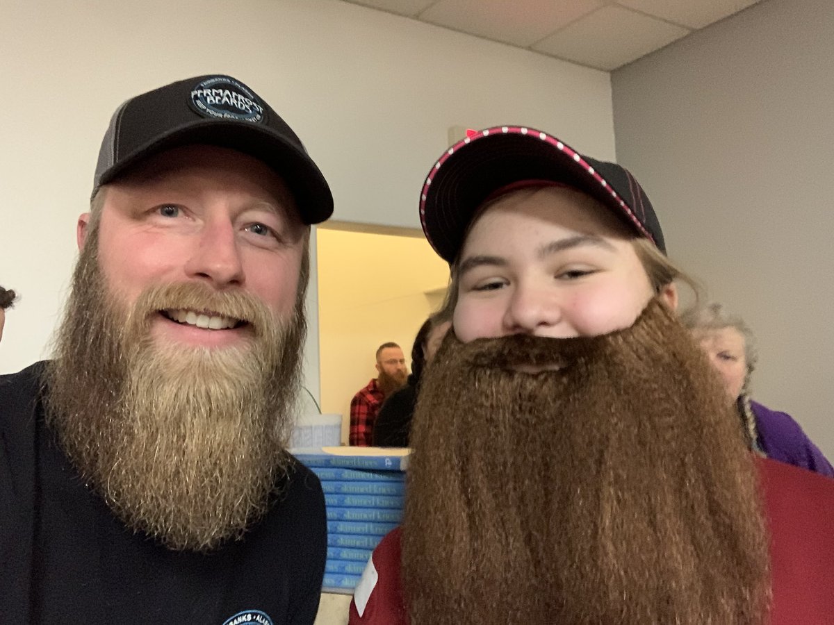 PermafrostBeard's tweet photo. How cool is this? Phill and Tammy’s awesome daughter competed too! You guys rock, thank you for the help and competing.
Keep Your Facejacket On!
#vetshelpingvets #beardedveteran #freedombeard #charity #beardedlady #facejacket #permafrostbeards https://t.co/BM52sAT4sk