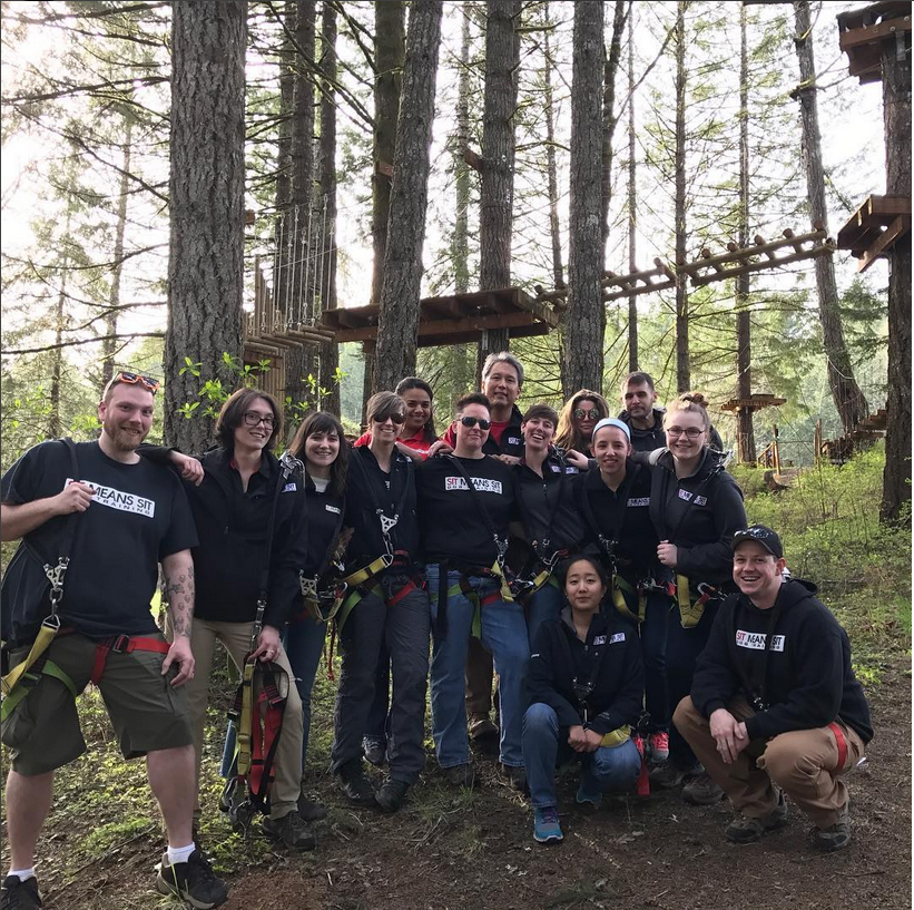 Tree2TreePark's tweet photo. Have a big group of friends, family, or other adventurers?  Ask us about our group discounts! https://t.co/NAV1pn55KB