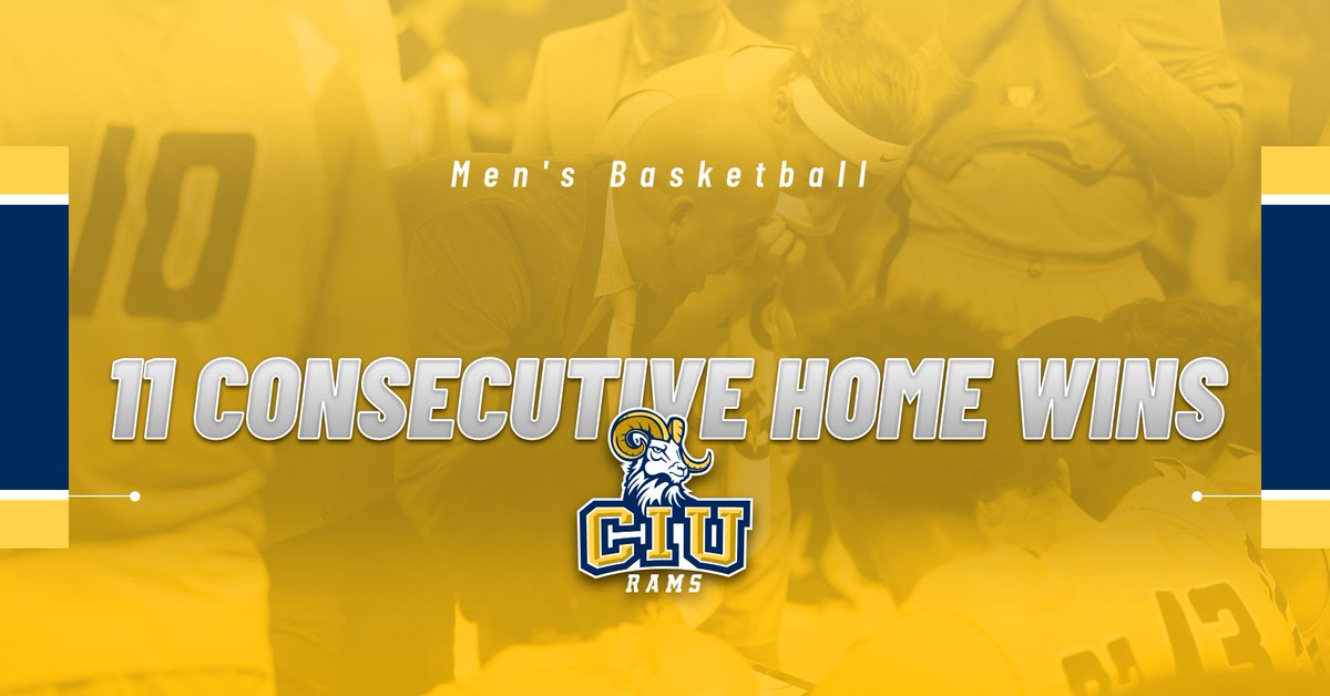 With @ciuhoops 94-67 win over @SAUKnights the Rams finish the season at 12-1 at home with 11 straight home wins!