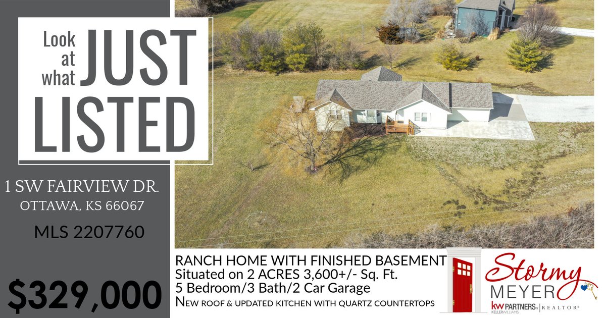 stormymeyer's tweet photo. #JUSTLISTED #OTTAWAKANSAS #ACREAGE #2ACRES #FORSALE #MEADOWLAKEESTATES
https://t.co/tL7qpgo5tW https://t.co/76rE4Mt3sq